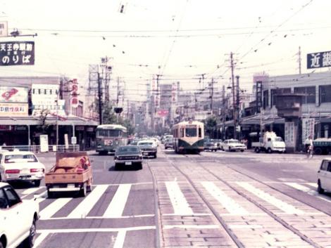 1973年の阿倍野交差点
